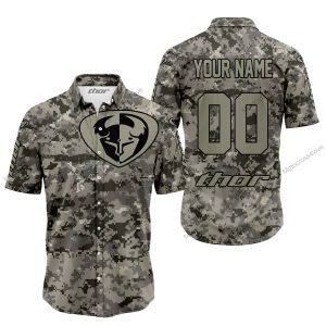 LIMITED EDITION PRODUCTS - US ARMY - THOR RACING - CUSTOM NAME - BUTTON SHIRT
