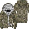 LIMITED EDITION PRODUCTS - US ARMY V3 - THOR RACING - CUSTOM NAME - FLEECE ZIP HOODIE