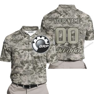 LIMITED EDITION PRODUCTS - US ARMY - SKI DOO RACING - CUSTOM NAME - POLO SHIRT