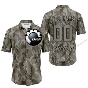 LIMITED EDITION PRODUCTS - US ARMY V2 - SKI DOO RACING - CUSTOM NAME - BUTTON SHIRT