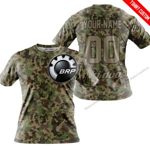 LIMITED EDITION PRODUCTS - US ARMY V3 - SKI DOO RACING - CUSTOM NAME - T-SHIRT