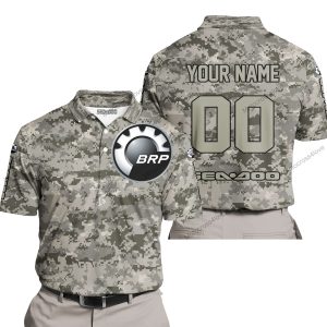 LIMITED EDITION PRODUCTS  - US ARMY - SEA DOO RACING - CUSTOM NAME - POLO SHIRT