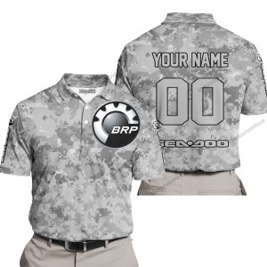 LIMITED EDITION PRODUCTS  - US ARMY V1 - SEA DOO RACING - CUSTOM NAME - POLO SHIRT