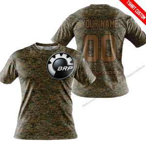 LIMITED EDITION PRODUCTS  - US MARINE V1 - SEA DOO RACING - CUSTOM NAME - T-SHIRT
