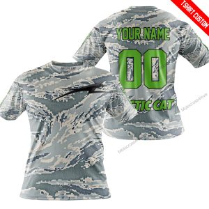 LIMITED EDITION PRODUCTS - US AIR PORCE - ARCTIC-CAT V1 - CUSTOM NAME - T-SHIRT