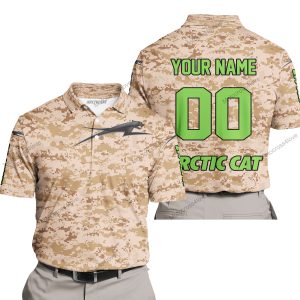 LIMITED EDITION PRODUCTS - US MARINE - ARCTIC-CAT V1 - CUSTOM NAME - POLO SHIRT