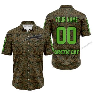 LIMITED EDITION PRODUCTS - US MARINE V1 - ARCTIC-CAT V1 - CUSTOM NAME - BUTTON SHIRT
