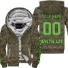 LIMITED EDITION PRODUCTS - US MARINE V1 - ARCTIC-CAT V1 - CUSTOM NAME - FLEECE ZIP HOODIE