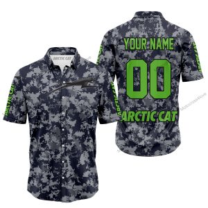 LIMITED EDITION PRODUCTS - US NAVY - ARCTIC-CAT V1 - CUSTOM NAME - BUTTON SHIRT