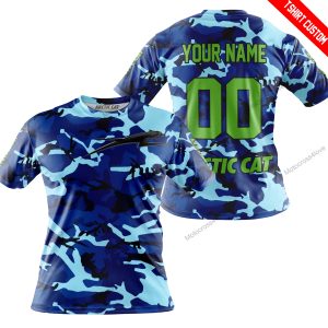 LIMITED EDITION PRODUCTS - US NAVY V1 - ARCTIC-CAT V1 - CUSTOM NAME - T-SHIRT