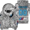 LIMITED EDITION PRODUCTS - US ARMY V1 - BMW RACING V1 - CUSTOM NAME - FLEECE ZIP HOODIE