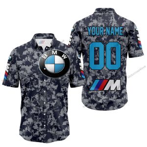LIMITED EDITION PRODUCTS - US NAVY - BMW RACING V1 - CUSTOM NAME - BUTTON SHIRT