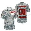 LIMITED EDITION PRODUCTS - US AIR PORCE - DUCATI RACING V1 - CUSTOM NAME - BUTTON SHIRT