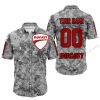 LIMITED EDITION PRODUCTS - US ARMY V1 - DUCATI RACING V1 - CUSTOM NAME - BUTTON SHIRT