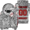 LIMITED EDITION PRODUCTS - US ARMY V1 - DUCATI RACING V1 - CUSTOM NAME -FLEECE ZIP HOODIE
