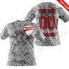 LIMITED EDITION PRODUCTS - US ARMY V1 - DUCATI RACING V1 - CUSTOM NAME - T-SHIRT