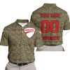 LIMITED EDITION PRODUCTS - US MARINE V1 - DUCATI RACING V1 - CUSTOM NAME - POLO SHIRT