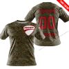 LIMITED EDITION PRODUCTS - US MARINE V1 - DUCATI RACING V1 - CUSTOM NAME -T-SHIRT