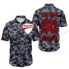 LIMITED EDITION PRODUCTS - US NAVY - DUCATI RACING V1 - CUSTOM NAME - BUTTON SHIRT