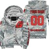 LIMITED EDITION PRODUCTS - US AIR PORCE - GAS GAS RACING V1 - CUSTOM NAME - FLEECE ZIP HOODIE