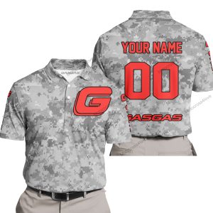 LIMITED EDITION PRODUCTS - US ARMY V1 - GAS GAS RACING V1 - CUSTOM NAME - POLO SHIRT