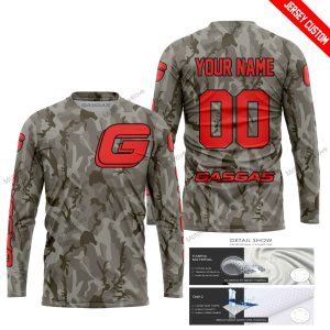 LIMITED EDITION PRODUCTS - US ARMY V2 - GAS GAS RACING V1 - CUSTOM NAME - JERSEY