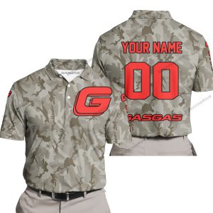 LIMITED EDITION PRODUCTS - US ARMY V2 - GAS GAS RACING V1 - CUSTOM NAME - POLO SHIRT