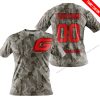 LIMITED EDITION PRODUCTS - US ARMY V2 - GAS GAS RACING V1 - CUSTOM NAME - T-SHIRT