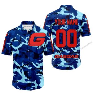 LIMITED EDITION PRODUCTS - US NAVY V1 - GAS GAS RACING V1 - CUSTOM NAME - BUTTON SHIRT