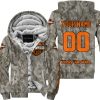 LIMITED EDITION PRODUCTS - US ARMY V2 - HARLEY DAVIDSON RACING V1 - CUSTOM NAME - FLEECE ZIP HOODIE