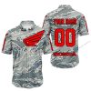 LIMITED EDITION PRODUCTS - US AIR PORCE - HONDA RACING V1 - CUSTOM NAME - BUTTON SHIRT