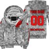 LIMITED EDITION PRODUCTS - US ARMY V1 - HONDA RACING V1 - CUSTOM NAME - FLEECE ZIP HOODIE