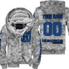 LIMITED EDITION PRODUCTS - US ARMY V1 - HUSQVARNA RACING V1 - CUSTOM NAME - FLEECE ZIP HOODIE