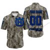 LIMITED EDITION PRODUCTS - US ARMY V2 - HUSQVARNA RACING V1 - CUSTOM NAME - BUTTON SHIRT