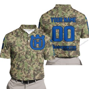 LIMITED EDITION PRODUCTS - US ARMY V3 - HUSQVARNA RACING V1 - CUSTOM NAME - POLO SHIRT