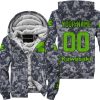 LIMITED EDITION PRODUCTS - US NAVY - KAWASAKI RACING V1 - CUSTOM NAME - FLEECE ZIP HOODIE