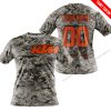 LIMITED EDITION PRODUCTS - US ARMY - KTM RACING V1 - CUSTOM NAME - T-SHIRT