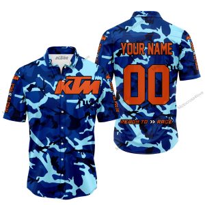 LIMITED EDITION PRODUCTS - US NAVY V1 - KTM RACING V1 - CUSTOM NAME - BUTTON SHIRT