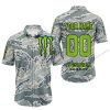 LIMITED EDITION PRODUCTS - US AIR PORCE - MONSTER ENERGY RACING V1 - CUSTOM NAME - BUTTON SHIRT