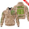 LIMITED EDITION PRODUCTS - US MARINE - MONSTER ENERGY RACING V1 - CUSTOM NAME