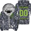 LIMITED EDITION PRODUCTS - US NAVY - MONSTER ENERGY RACING V1 - CUSTOM NAME - FLEECE ZIP HOODIE