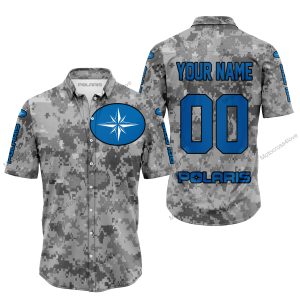 LIMITED EDITION PRODUCTS - US ARMY V1 - POLARIS RACING V1 - CUSTOM NAME - BUTTON SHIRT