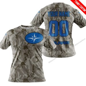 LIMITED EDITION PRODUCTS - US ARMY V2 - POLARIS RACING V1 - CUSTOM NAME - T-SHIRT