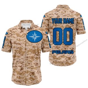 LIMITED EDITION PRODUCTS - US MARINE - POLARIS RACING V1 - CUSTOM NAME - BUTTON SHIRT