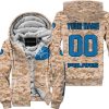 LIMITED EDITION PRODUCTS - US MARINE - POLARIS RACING V1 - CUSTOM NAME - FLEECE ZIP HOODIE