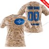 LIMITED EDITION PRODUCTS - US MARINE - POLARIS RACING V1 - CUSTOM NAME - T-SHIRT