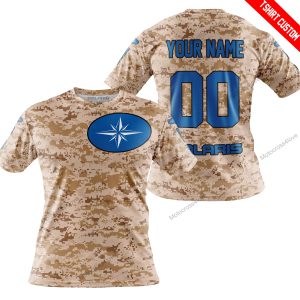 LIMITED EDITION PRODUCTS - US MARINE - POLARIS RACING V1 - CUSTOM NAME - T-SHIRT
