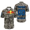LIMITED EDITION PRODUCTS - US ARMY - RED BULL RACING V1 - CUSTOM NAME - BUTTON SHIRT