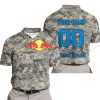 LIMITED EDITION PRODUCTS - US ARMY - RED BULL RACING V1 - CUSTOM NAME - POLO SHIRT