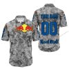 LIMITED EDITION PRODUCTS - US ARMY V1 - RED BULL RACING V1 - CUSTOM NAME - BUTTON SHIRT